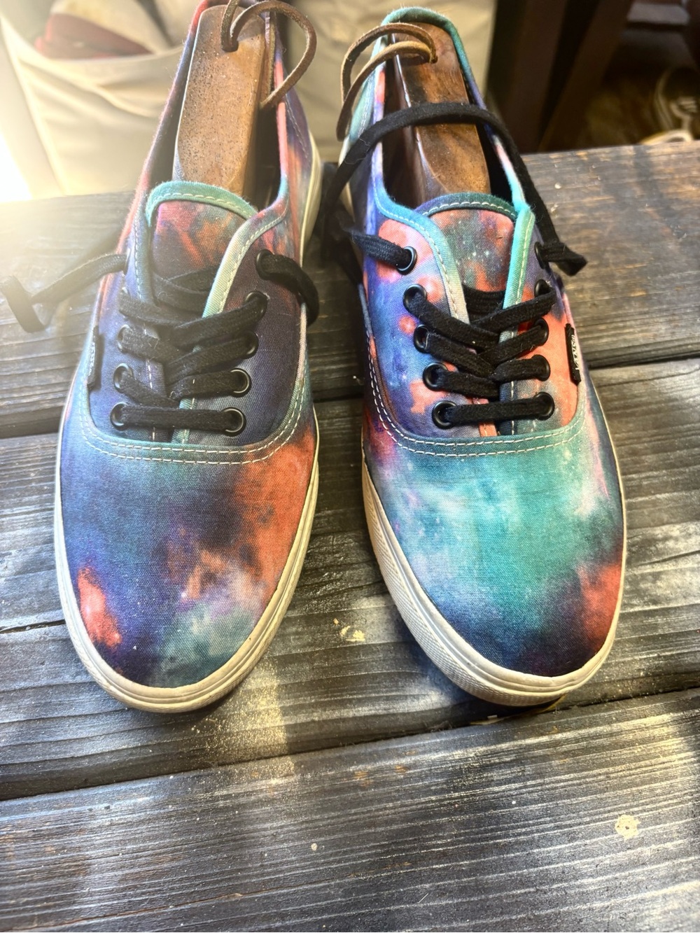 Vans Colorful Galaxy Tie-Dye Canvas Sneakers